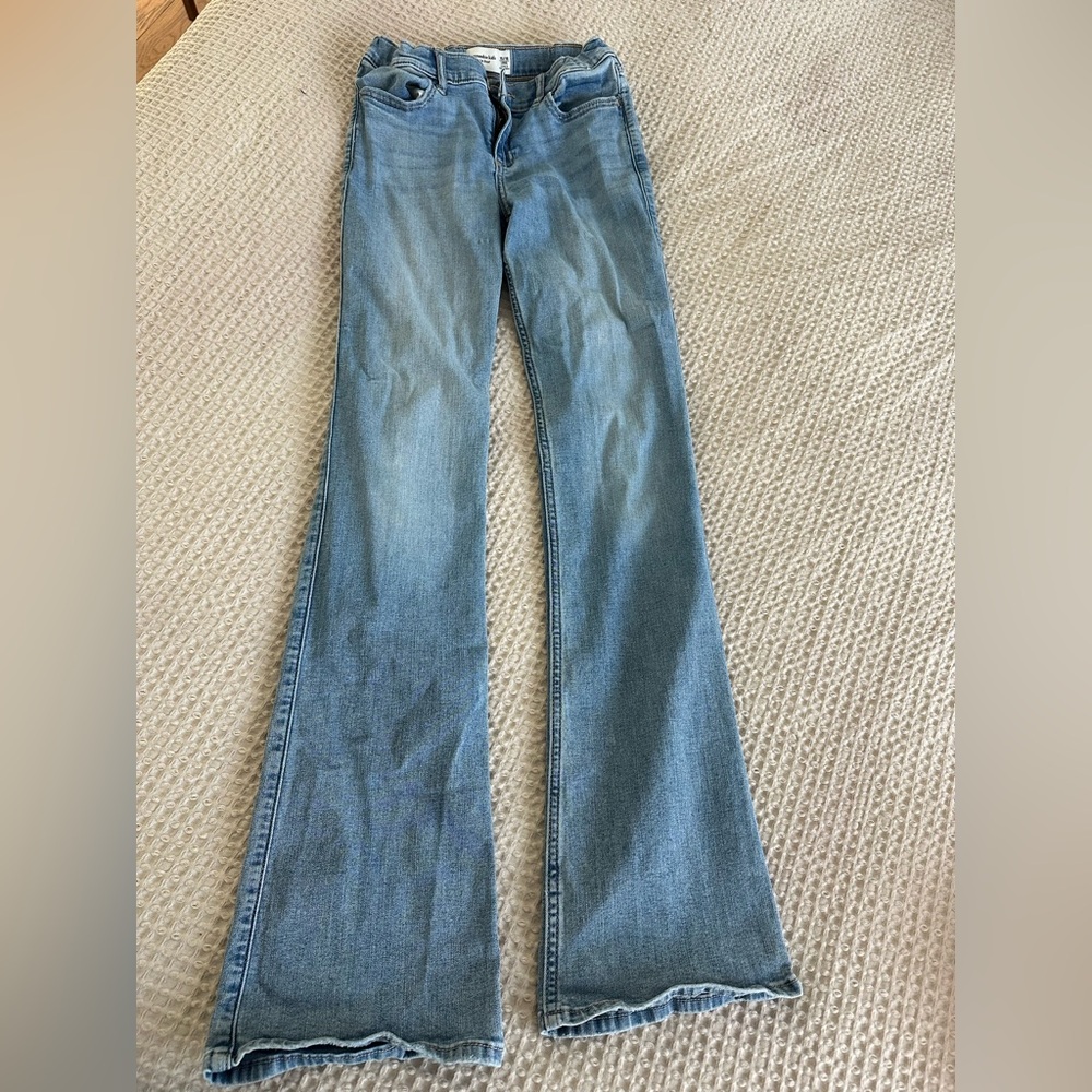 Abercrombie Kids Light Blue Flared Jeans